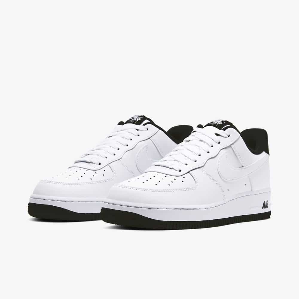 nike air force 1s black and white